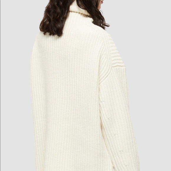 JOSEPH LTD CARDIGAN STITCH HIGH NECK JUMPER SWEATER MADE IN LONDON - Picture 3 of 8